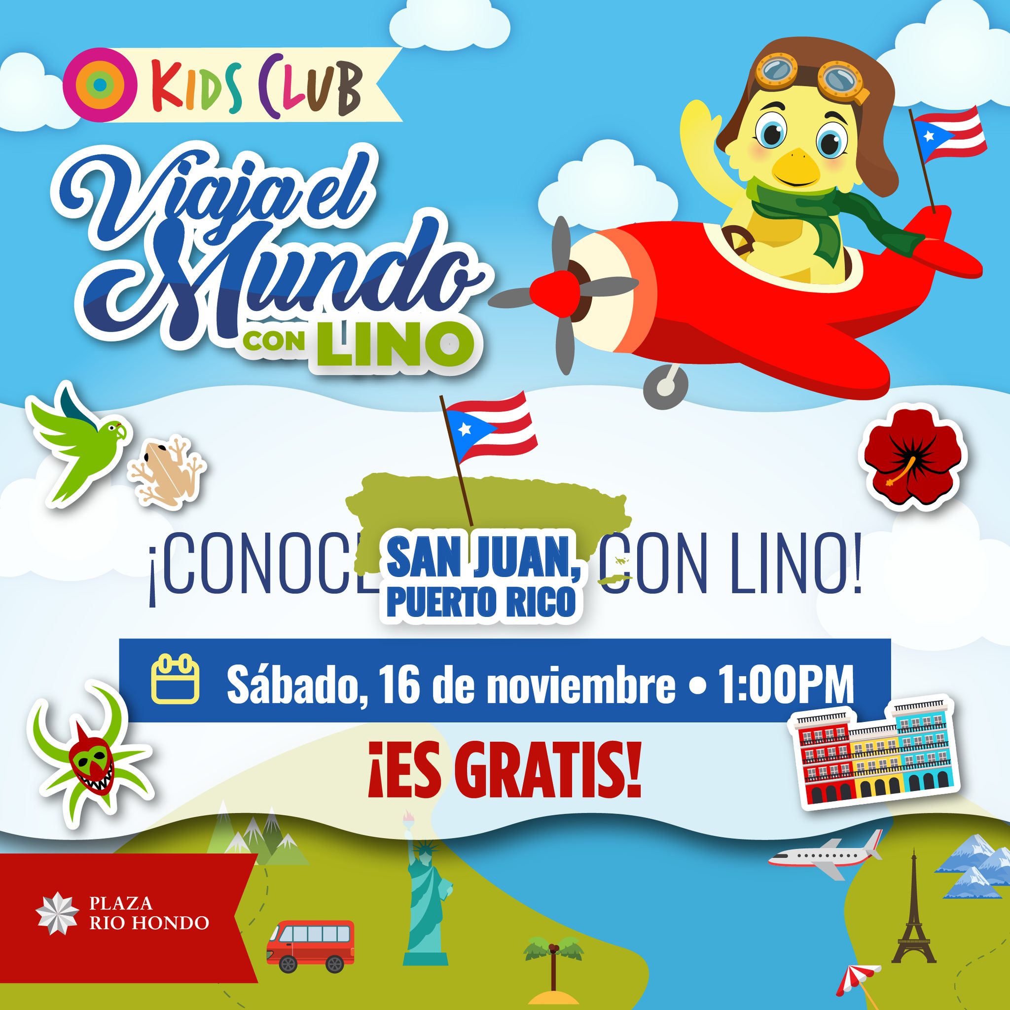 Viaja el Mundo con Lino: San Juan, Puerto Rico - Plaza Río Hondo