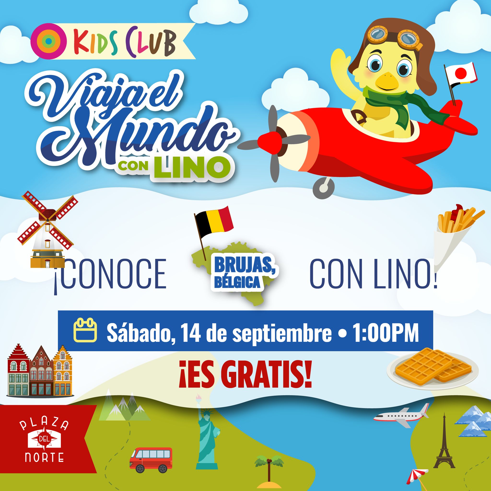 Viaja el Mundo con Lino: Brujas, Bélgica - Plaza del Norte