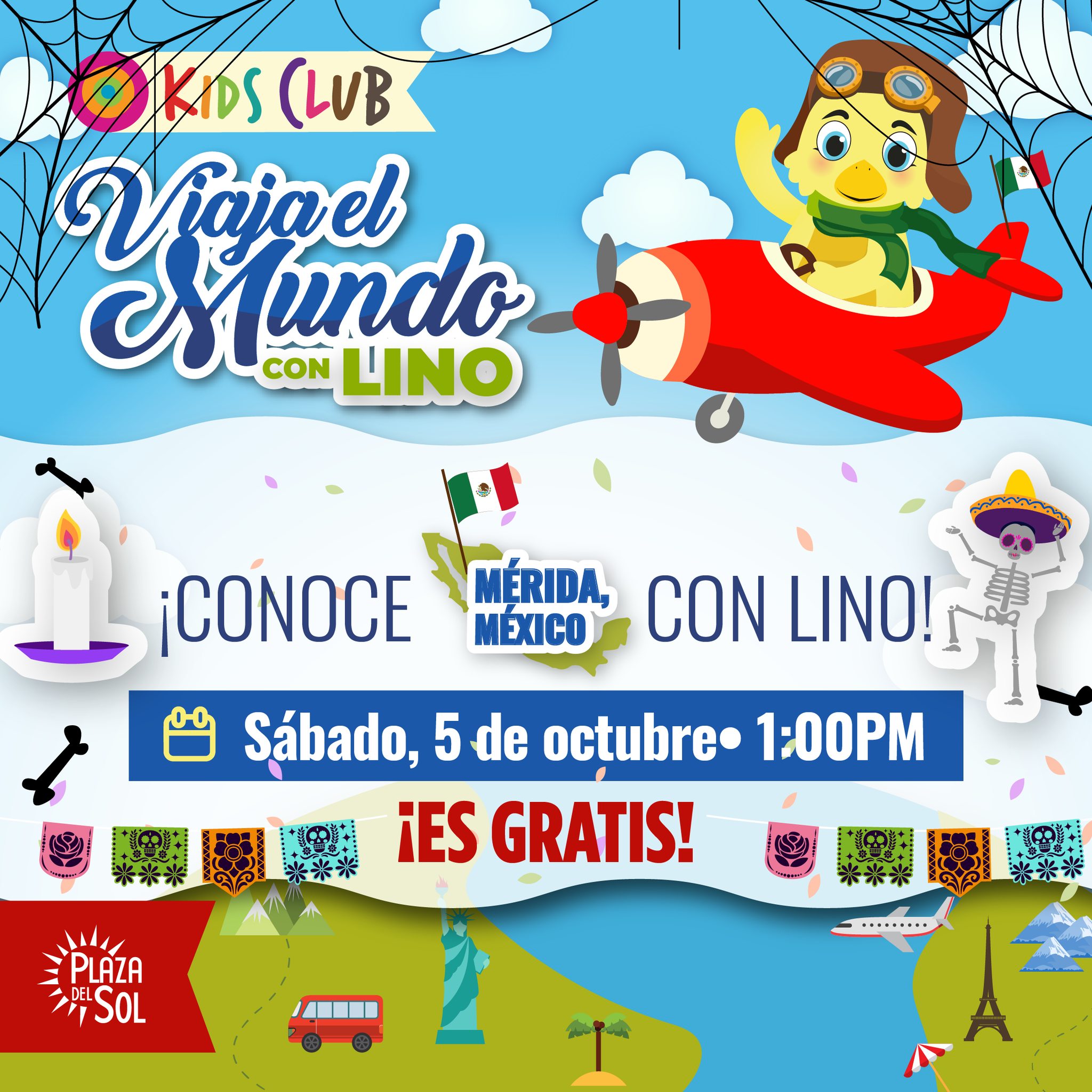 Viaja el Mundo con Lino: Mérida, México - Plaza del Sol