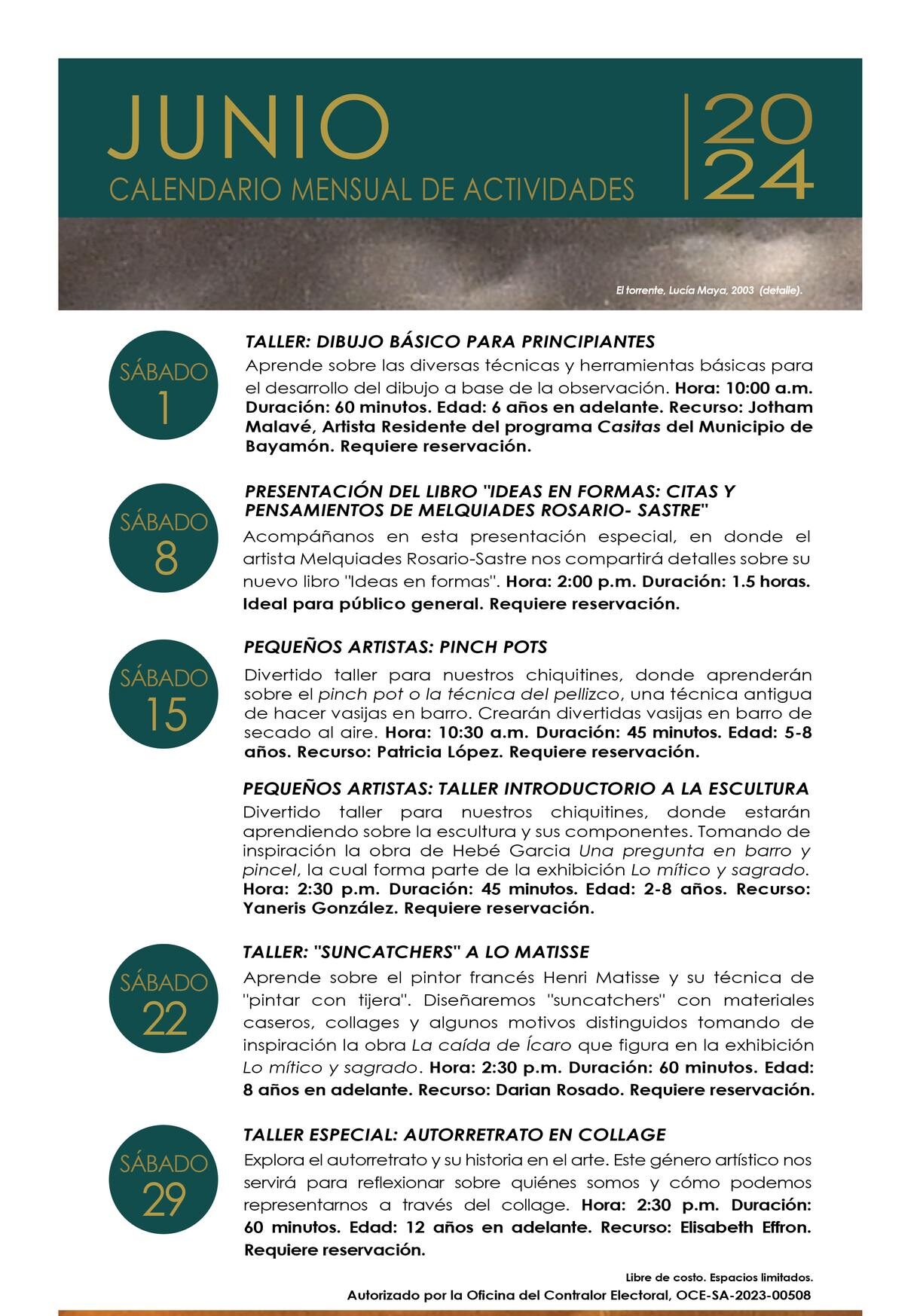 Taller: Dibujo básico para principiantes - Museo de Arte de Bayamón