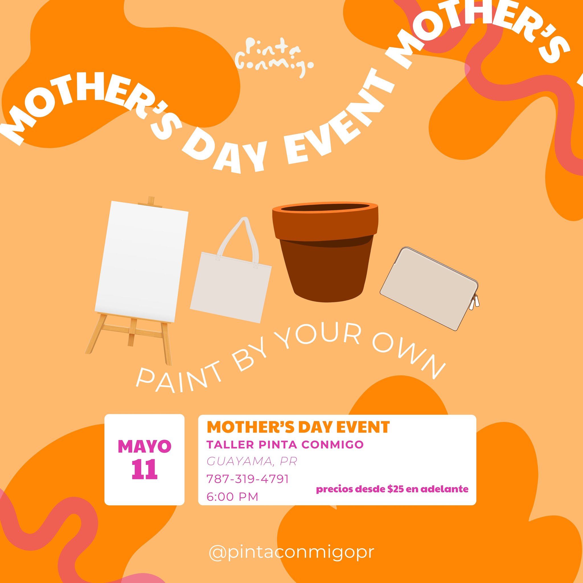 Taller: Mother's Day Event - Pinta conmigo