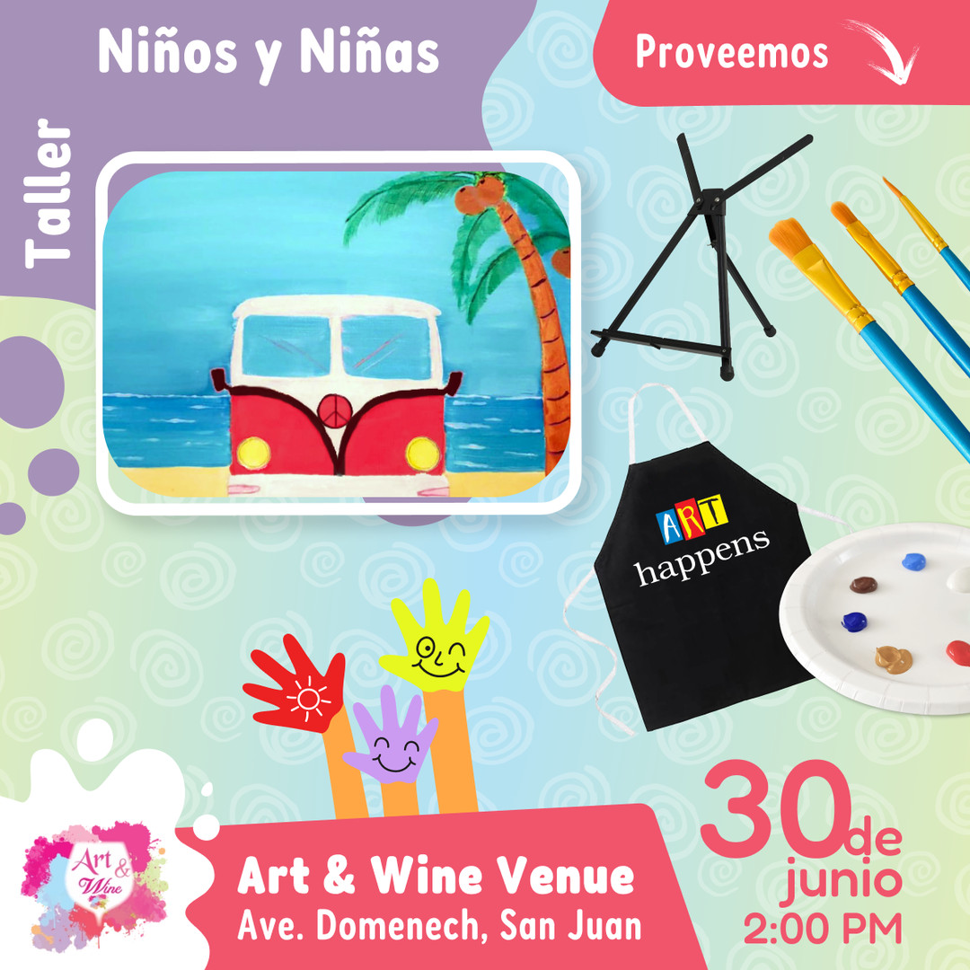 ¡Día de Arte en Familia!: Guagua - Art & Wine