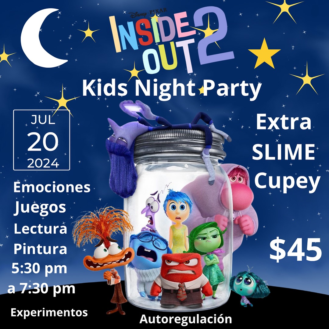 "Inside Out 2 - Kids Night Out" - Cosas de Niños
