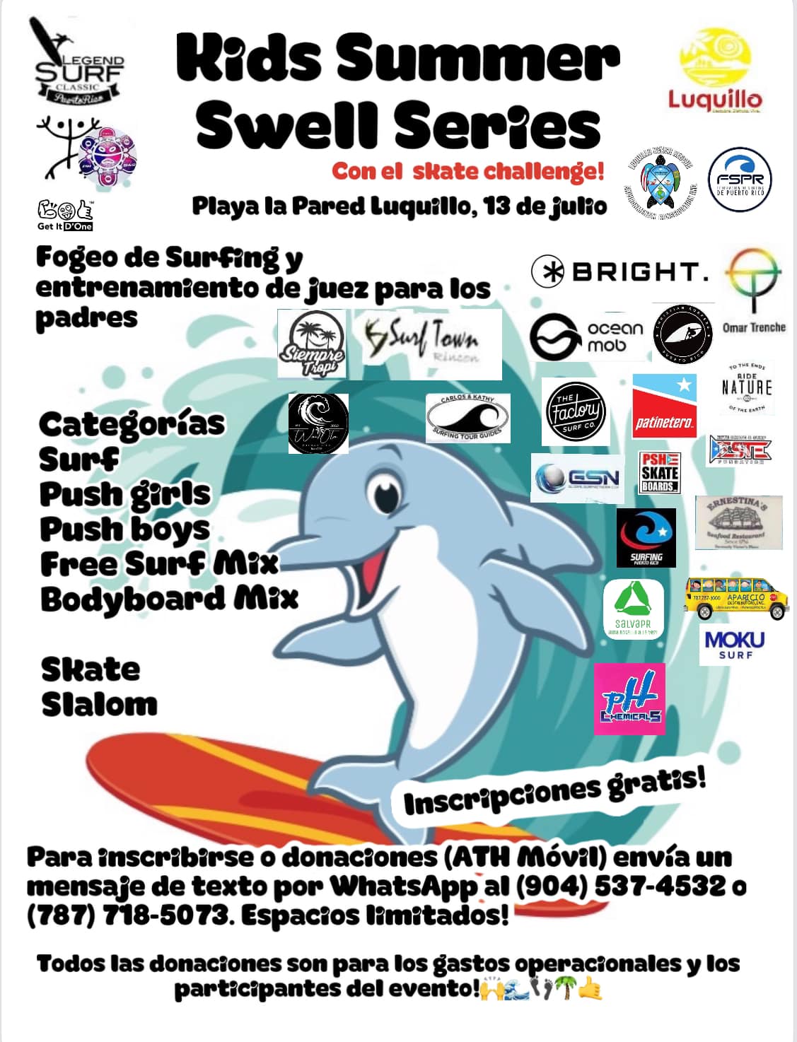 Kids Summer Swell Series and Skate Challenge