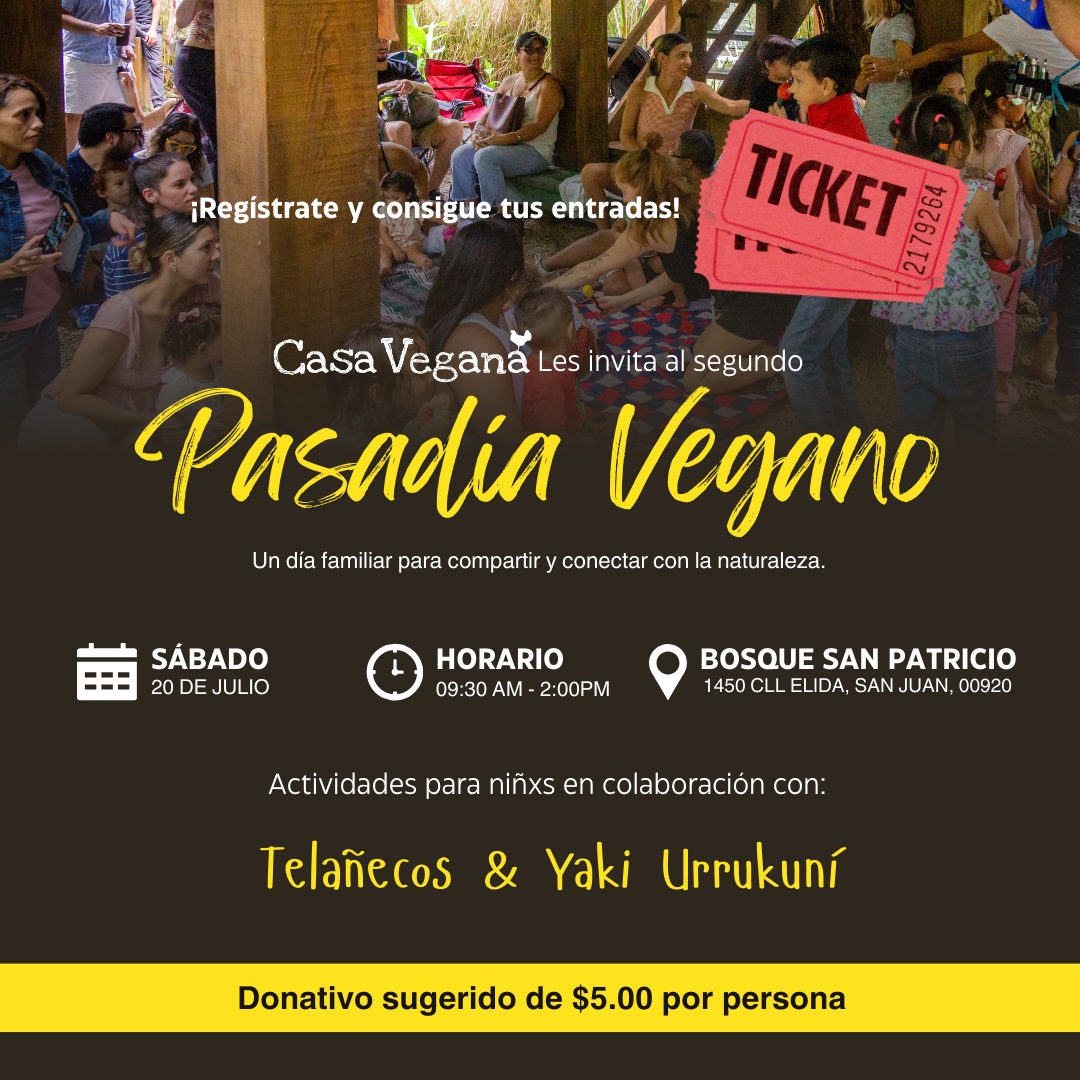 Pasadía Vegano