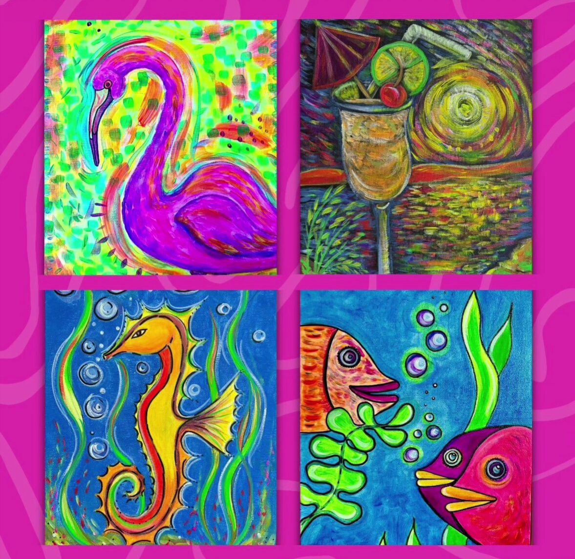 "Glow in the dark" Playero - Pinta conmigo