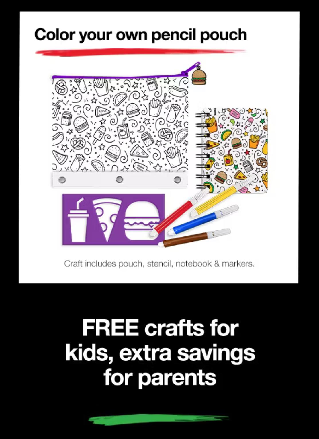 Pencil Pouch (Cartuchera)- Kids Zone JCPenney