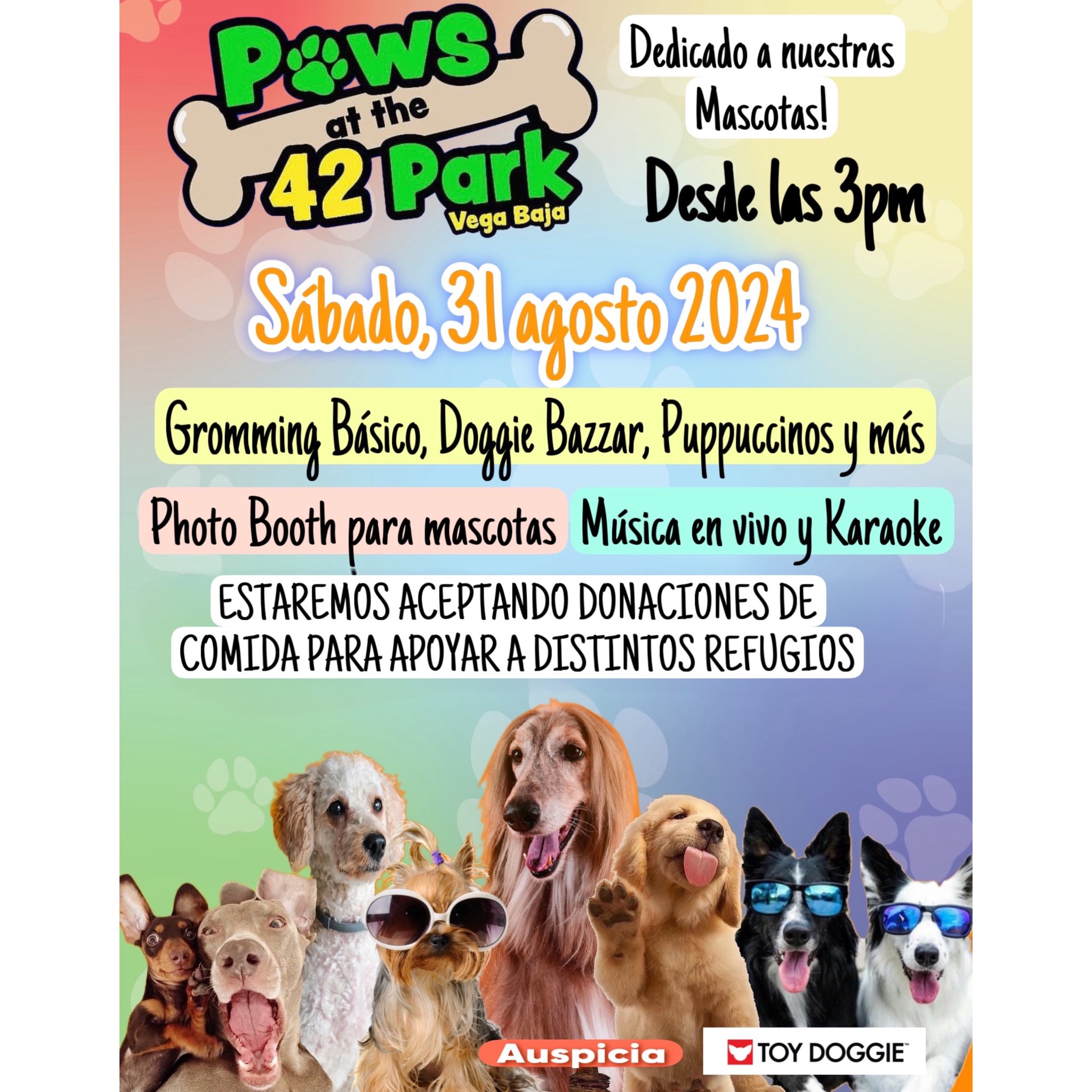 Paws tag the Park - La 42 Food Truck Park