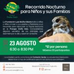 Recorrido nocturno para Niños y Niñas - Parque Doña Inés