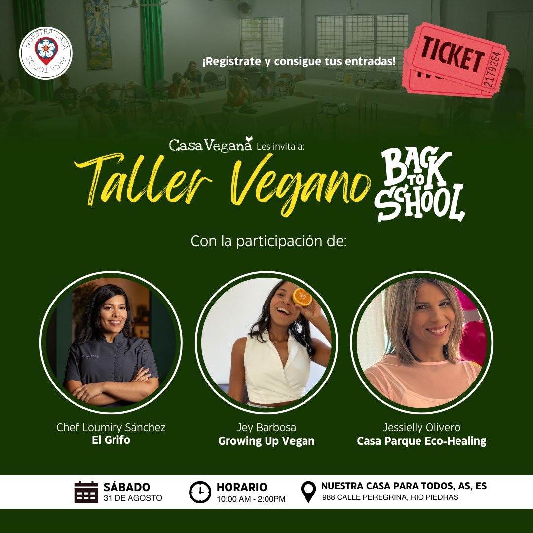 Taller Vegano - Back to School Edition