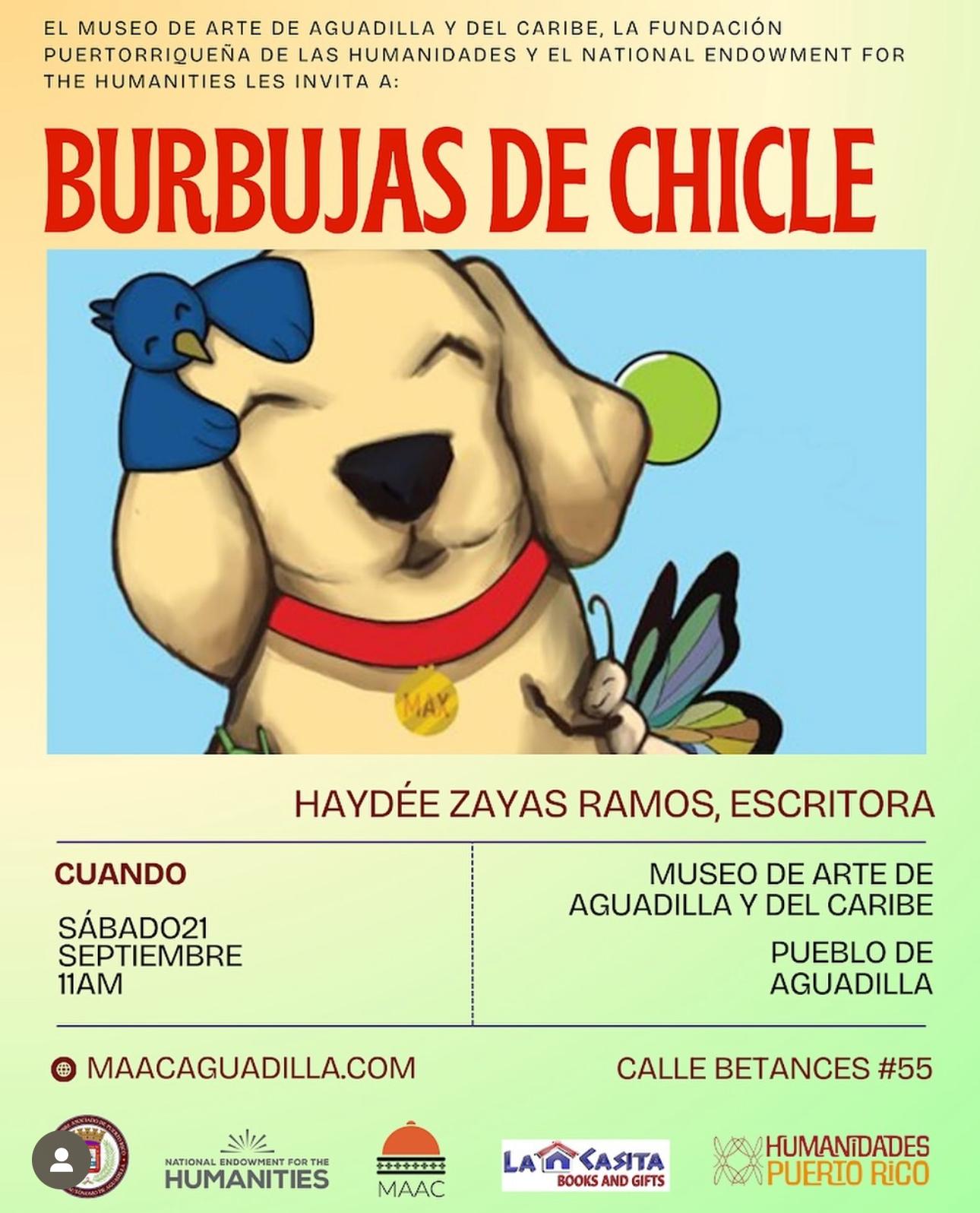Conferencia sobre la Lectura infantil: “Burbujas de Chicle”- Museo de Arte de Aguadilla y del Caribe