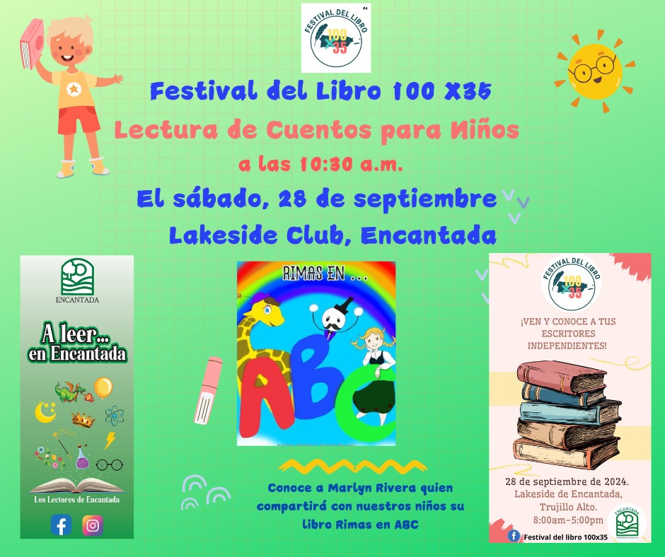 Festival del Libro 100x35: Lectura de Cuentos para Niños - Los Lectores de Encantada