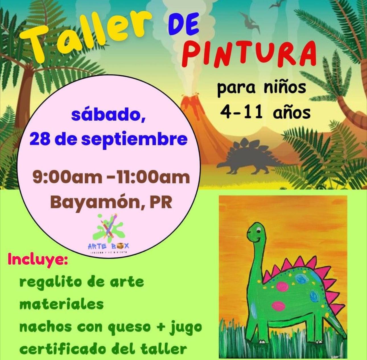 Taller de Pintura: Dinosaurios - Arte Box (SOLD OUT)