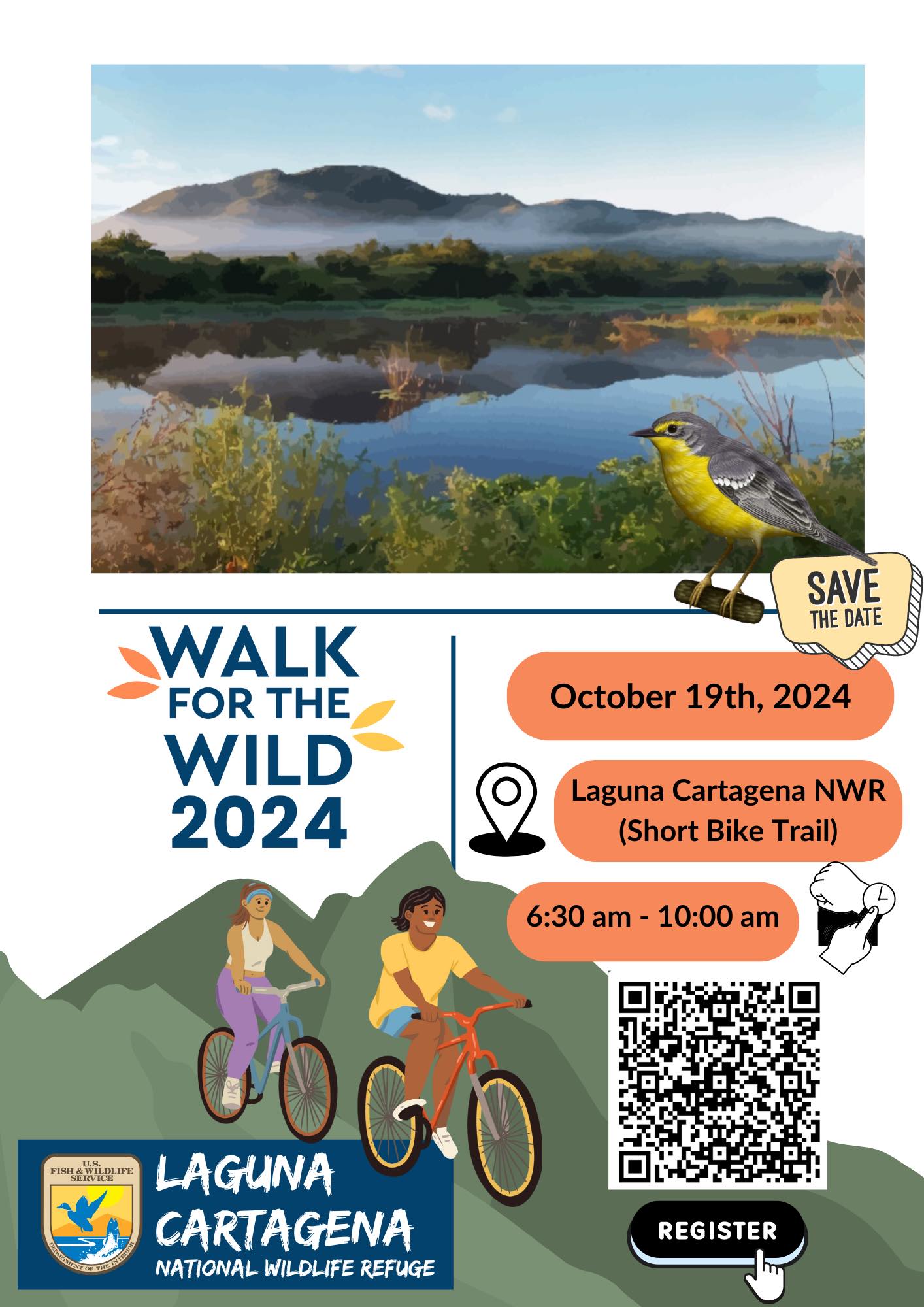 Bike for the Wild - Cabo Rojo and Laguna Cartagena National Wildlife Refuges