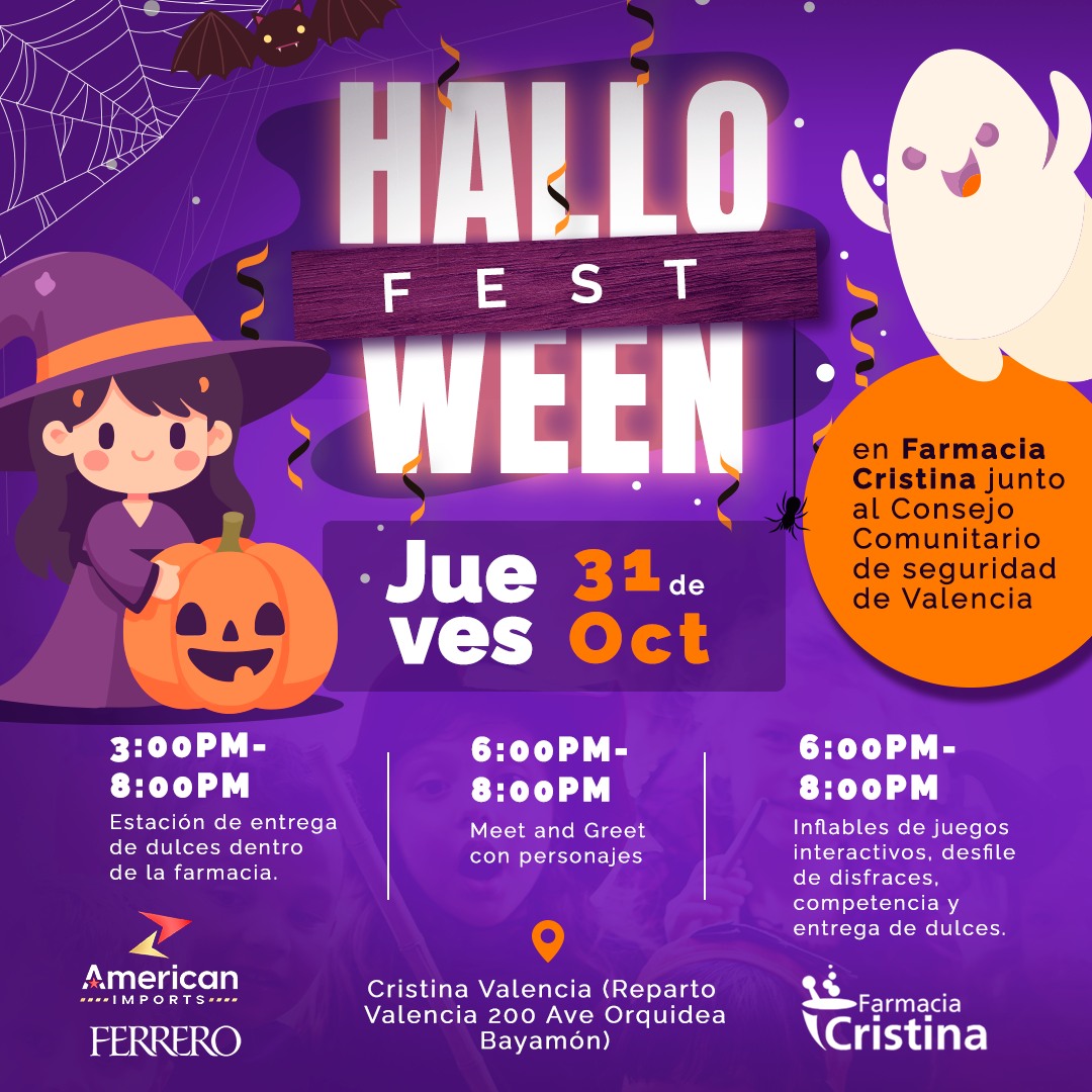 Halloween Fest - Farmacia Supermercado Cristina