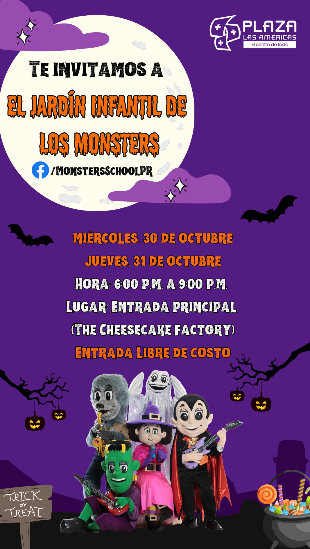 El Jardín Infantil de los Monsters - Plaza de las Américas