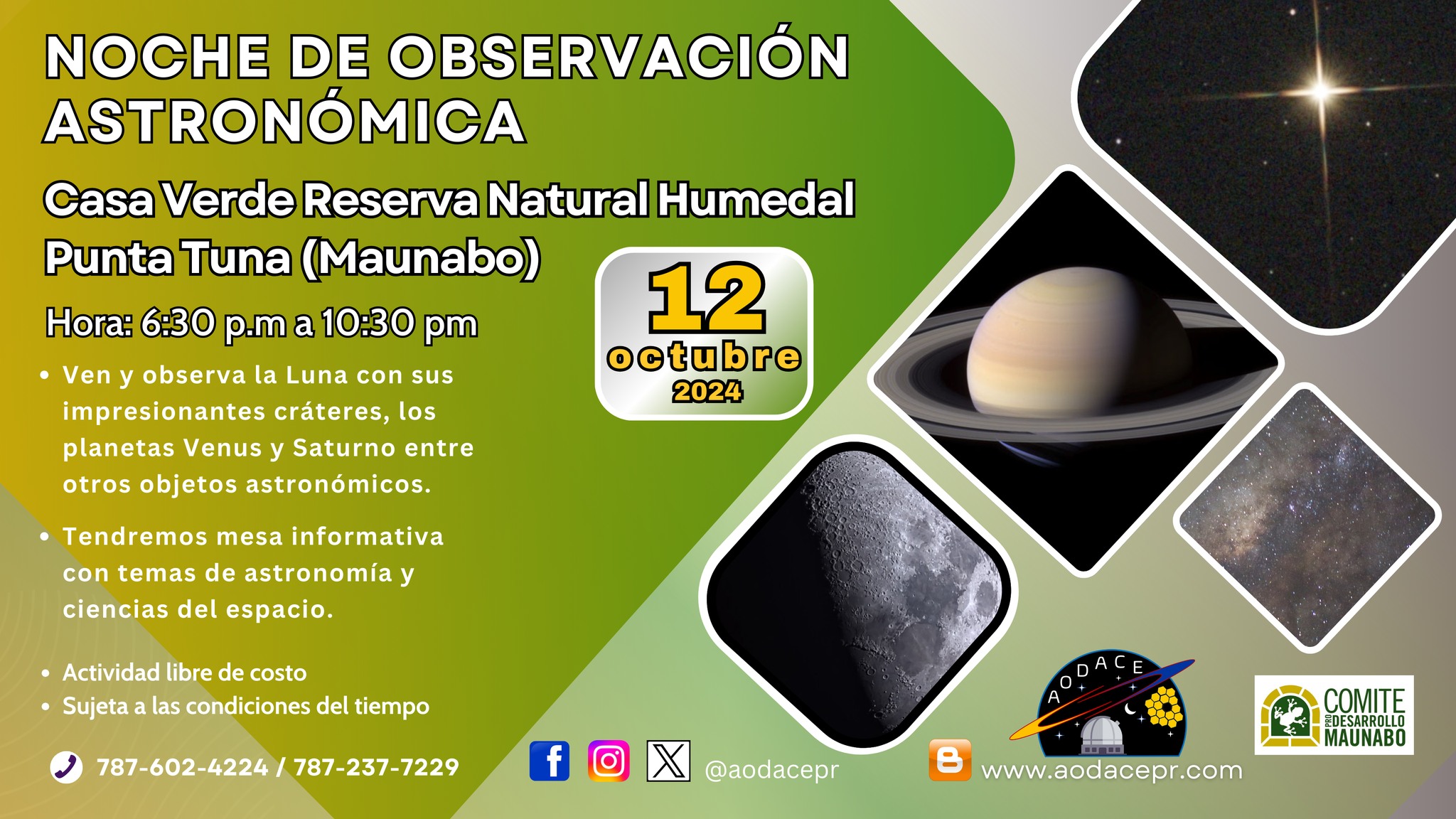 Noche de Observación - Asociación de Observación, Difusión Astronómica y Ciencias del Espacio