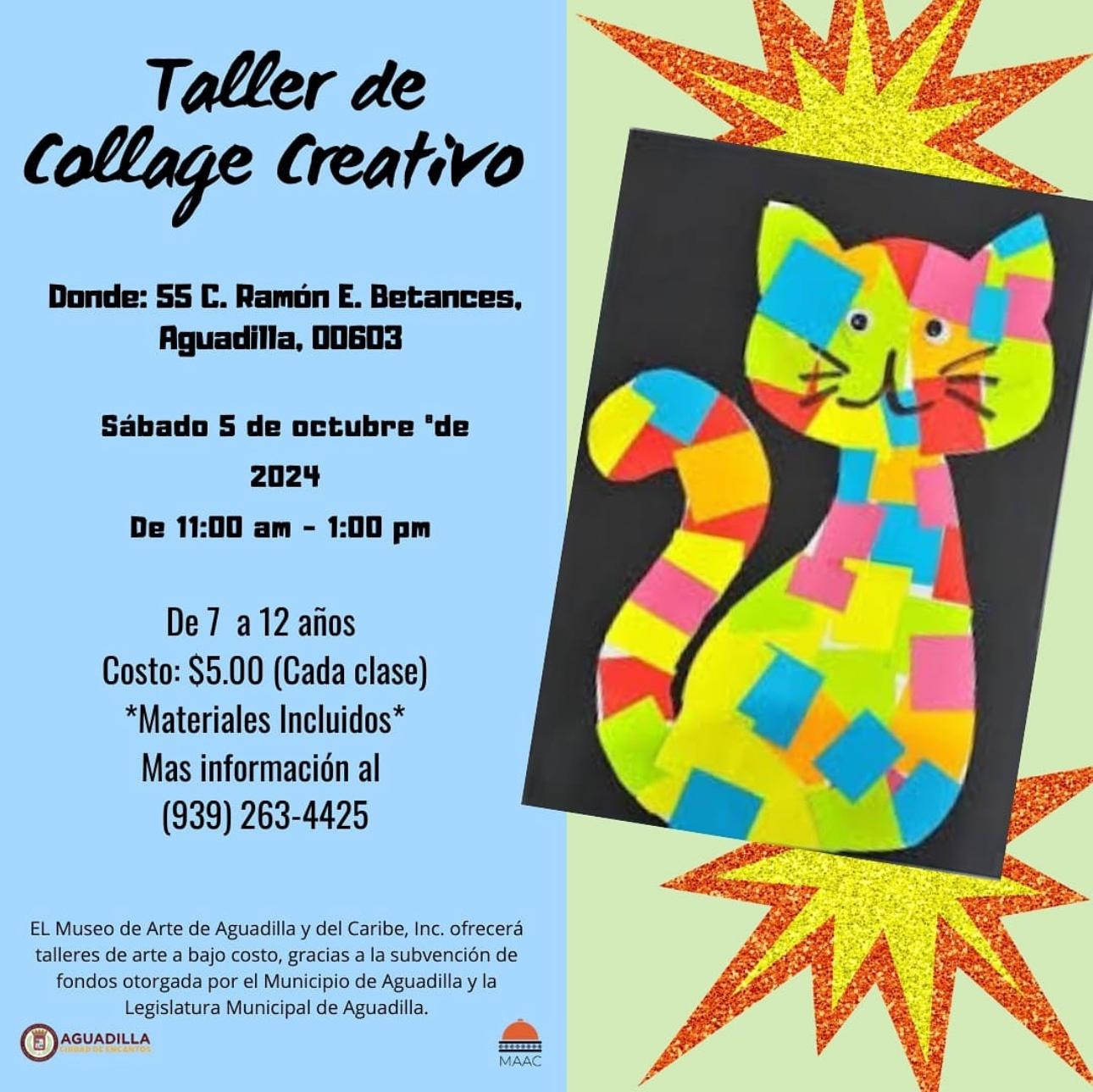 Taller de Collage Creativo - Museo de Arte de Aguadilla y del Caribe