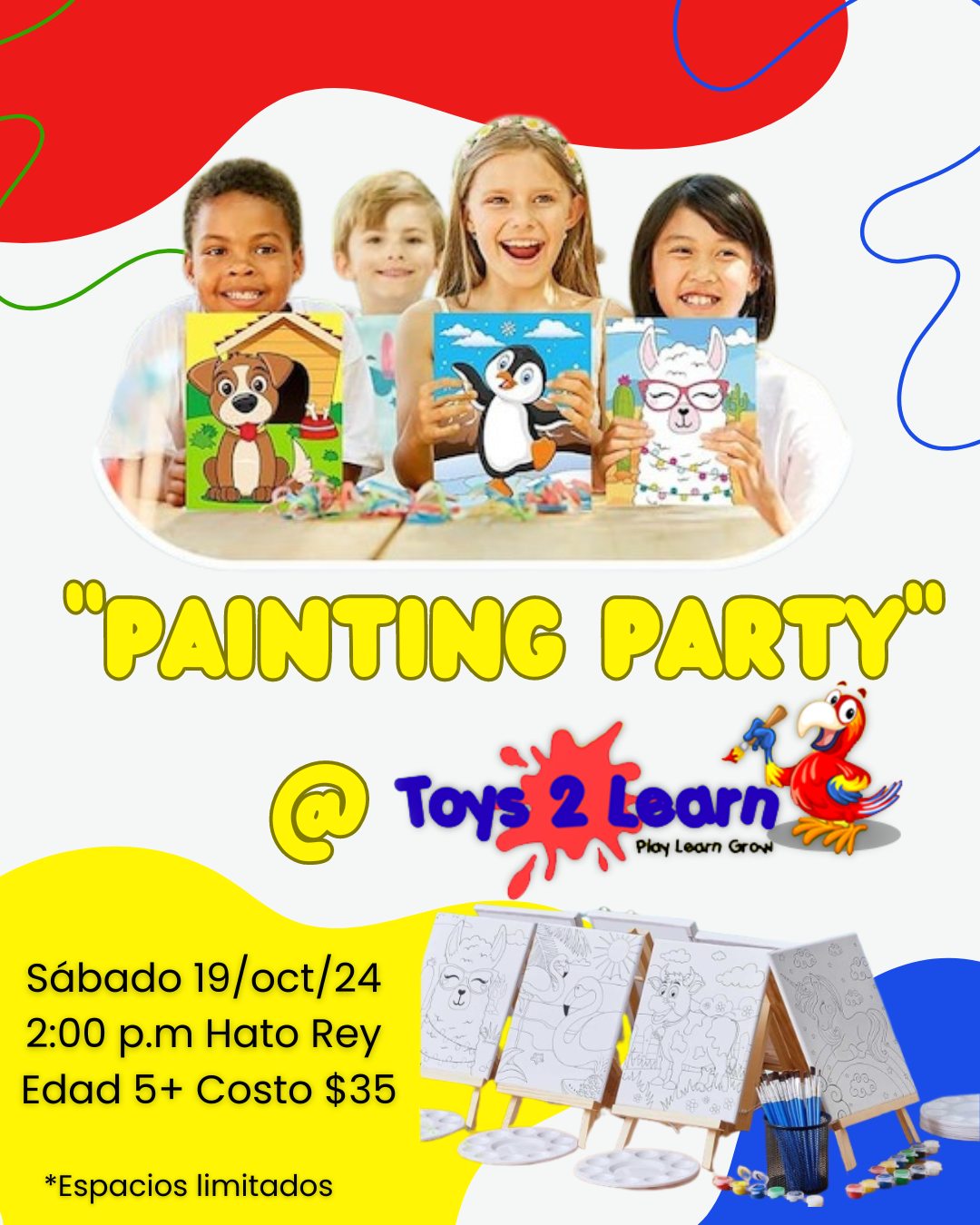 Painting Party - Toys 2 Learn (Party at the Castle)