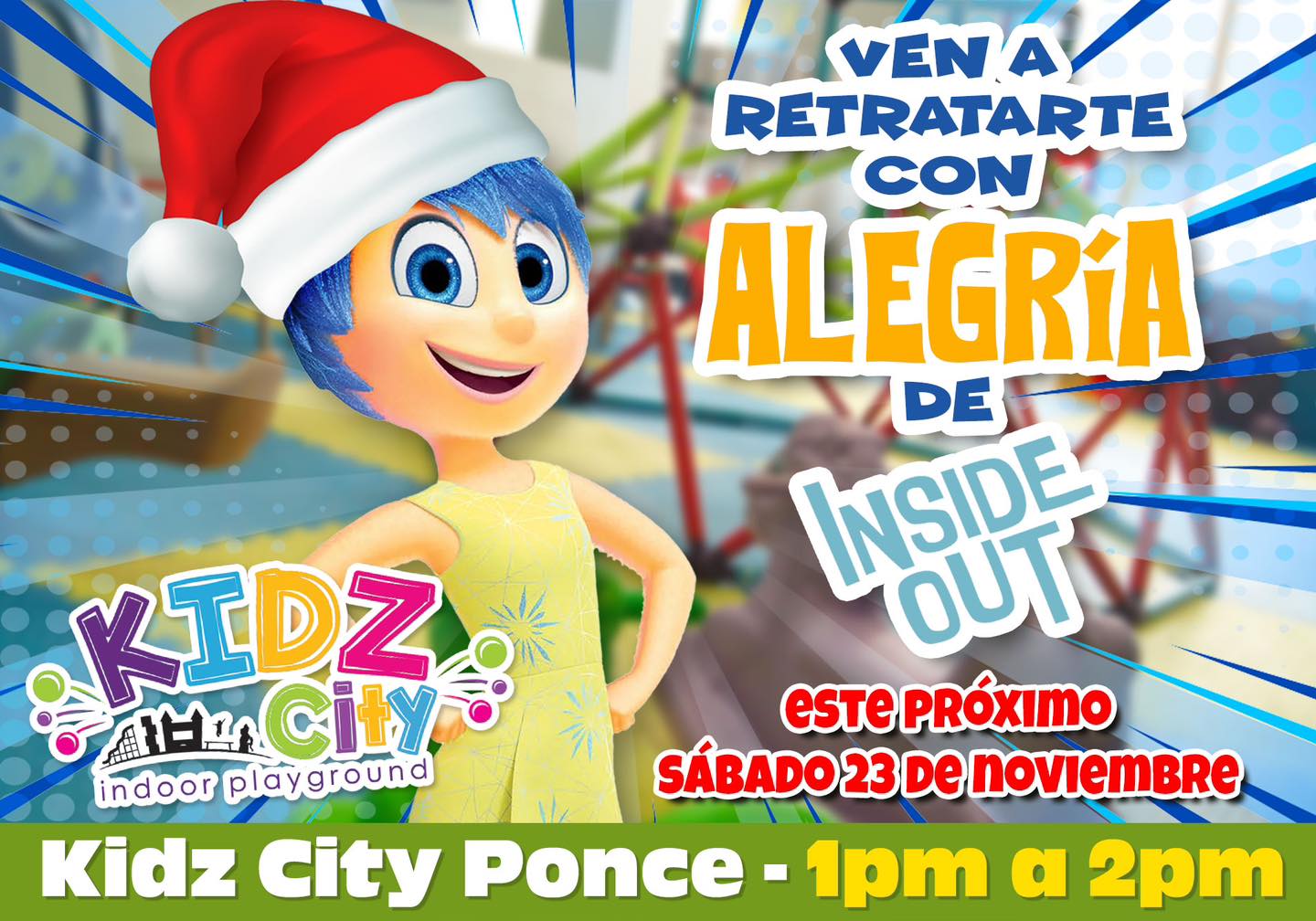 Ven y retrátate con Alegría - Kidz City Indoor Playground (Ponce)