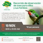 Recorrido de Observación de aves par niños y sus familias