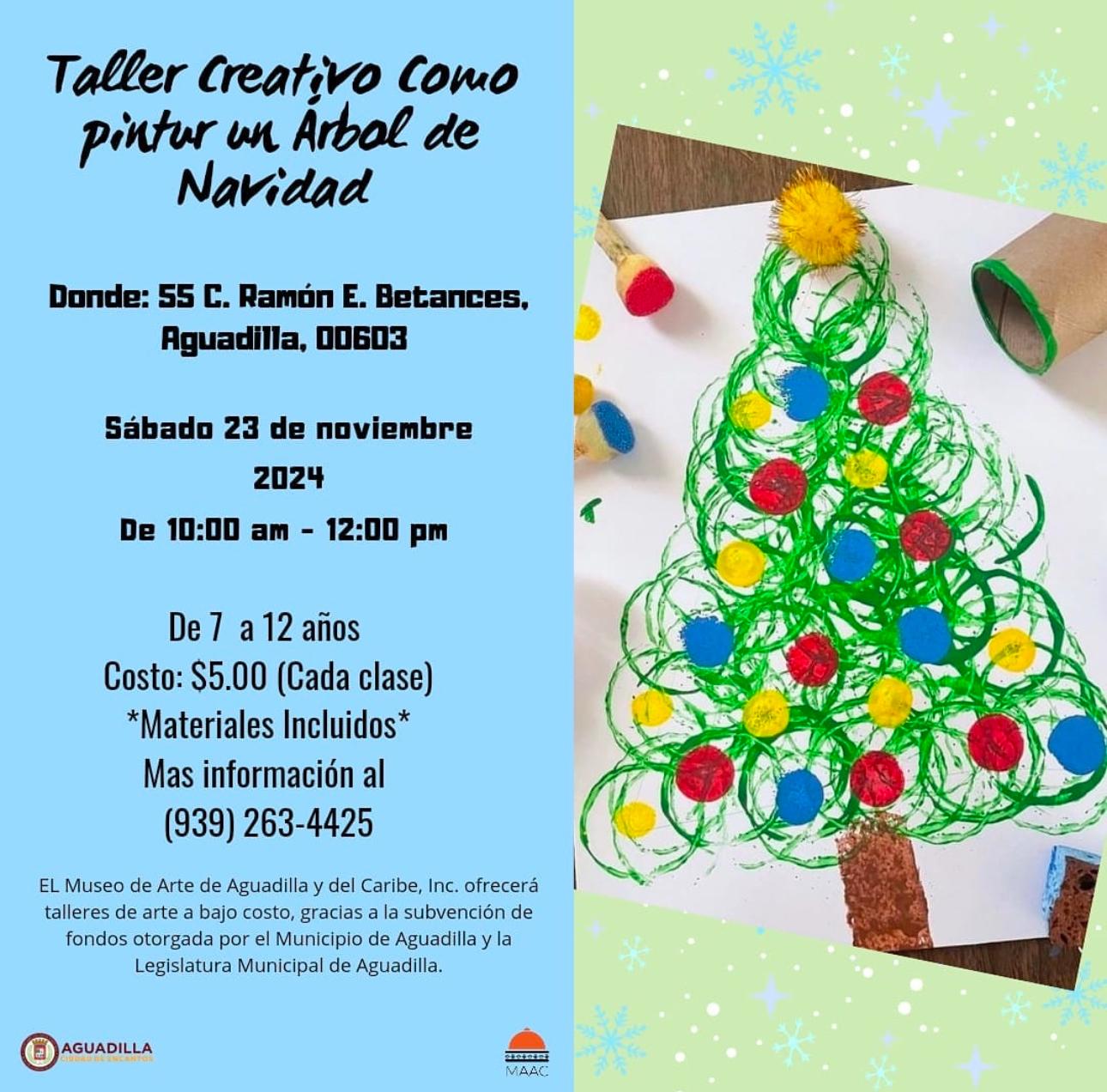 Taller Creativo: Árbol de Navidad - Museo de Arte de Aguadilla y del Caribe