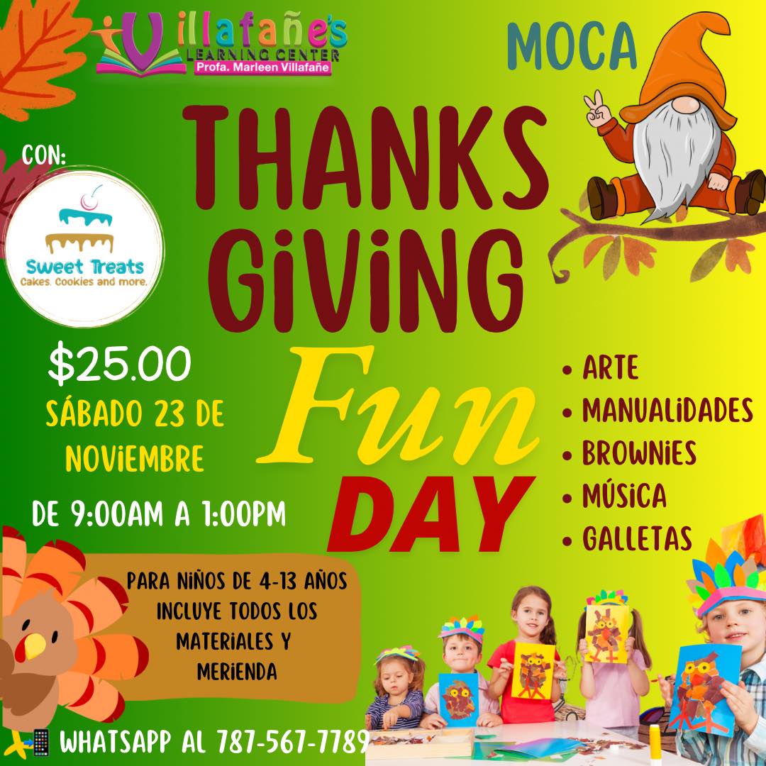 Thanksgiving Fun Day - Villafañes Learning Center