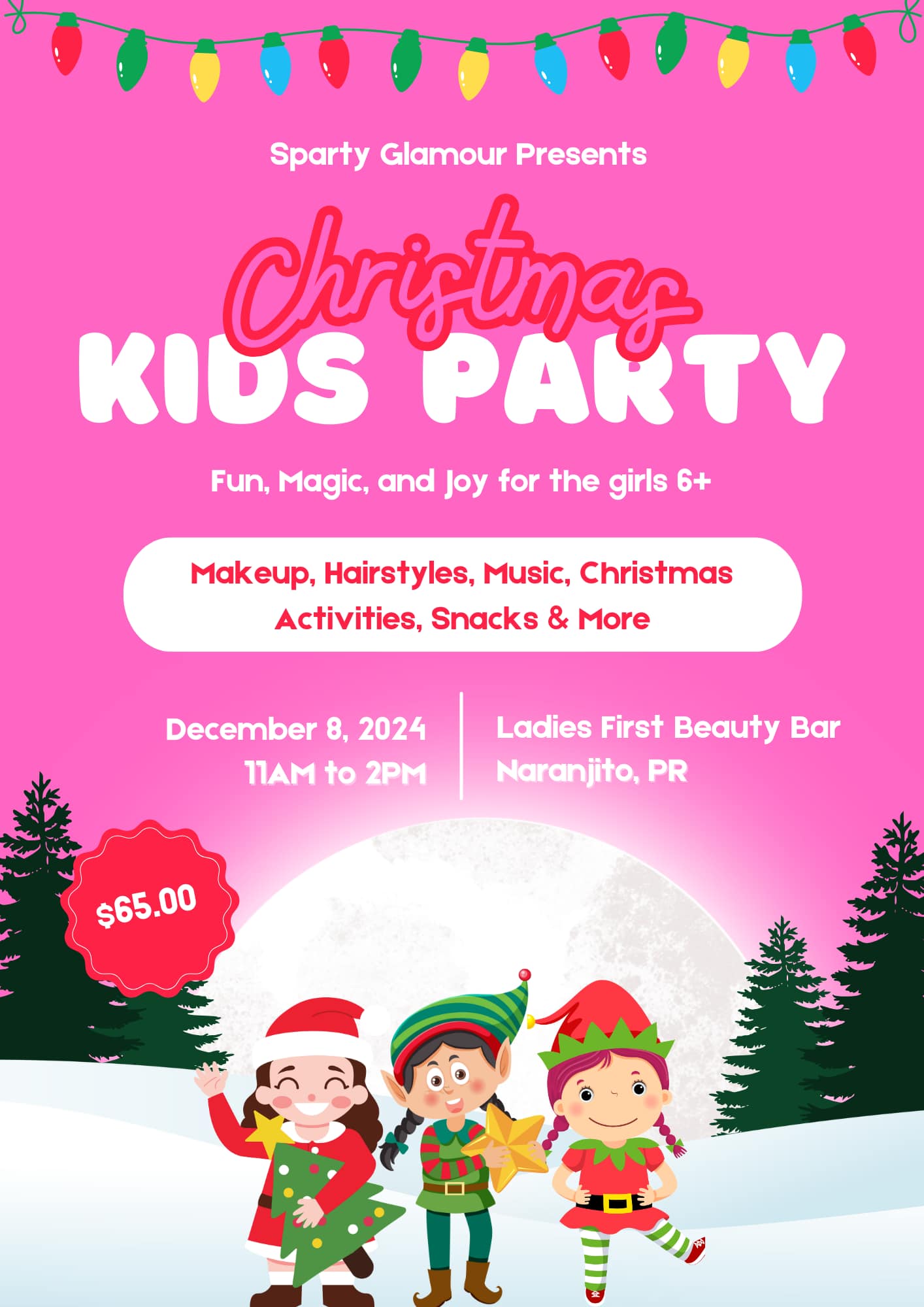 Christmas Kids Party - Sparty Glamour