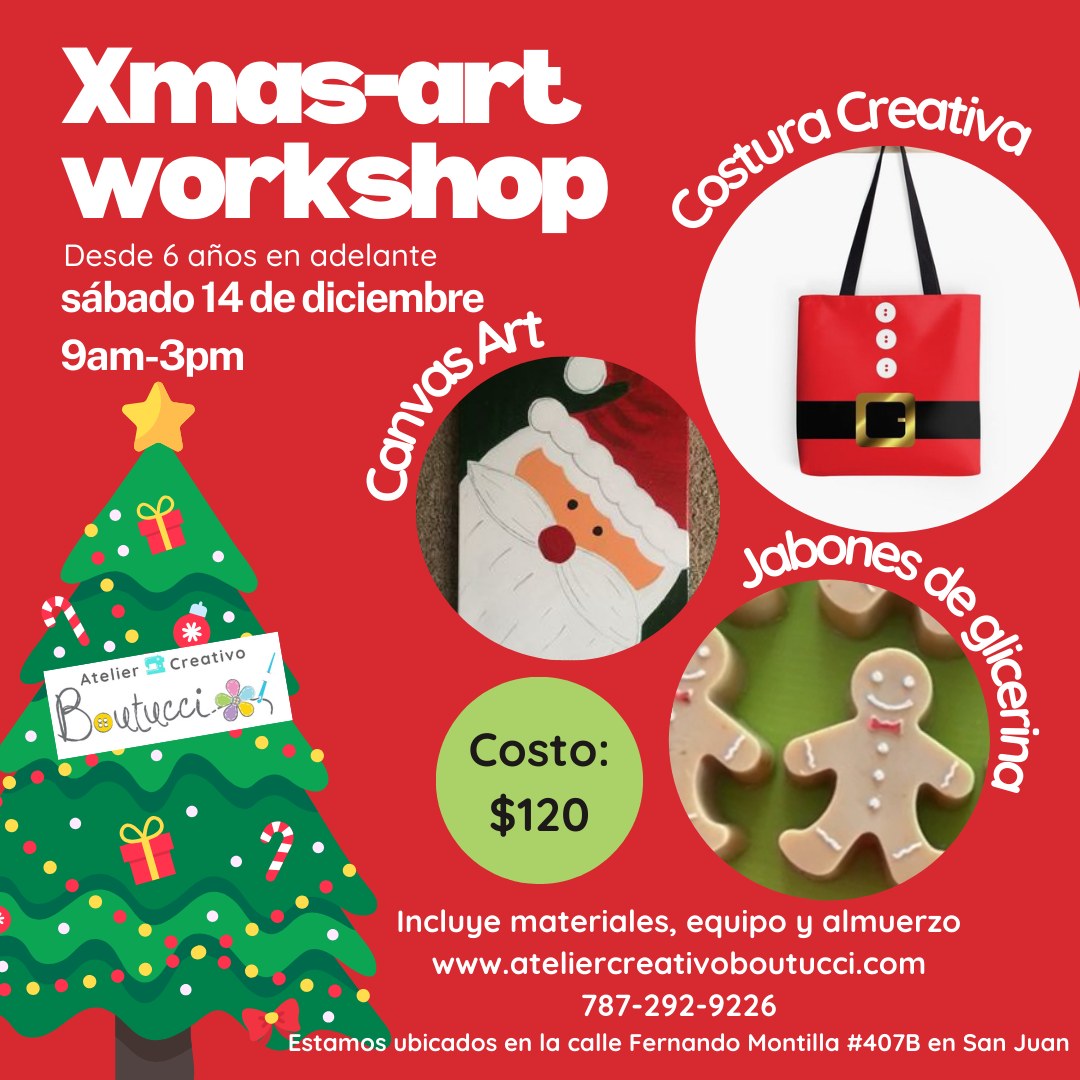 Xmas-Art Workshop - Atelier Creativo Boutucci