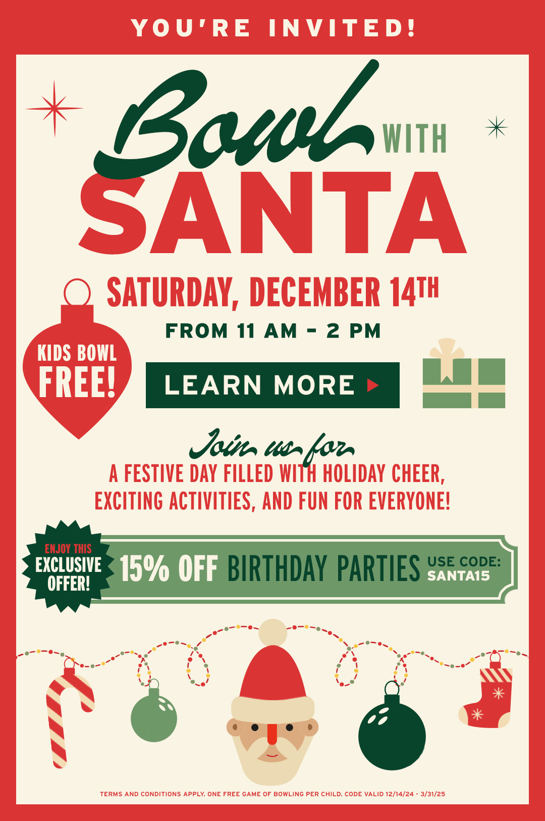 Bowling con Santa - AMF Bowling