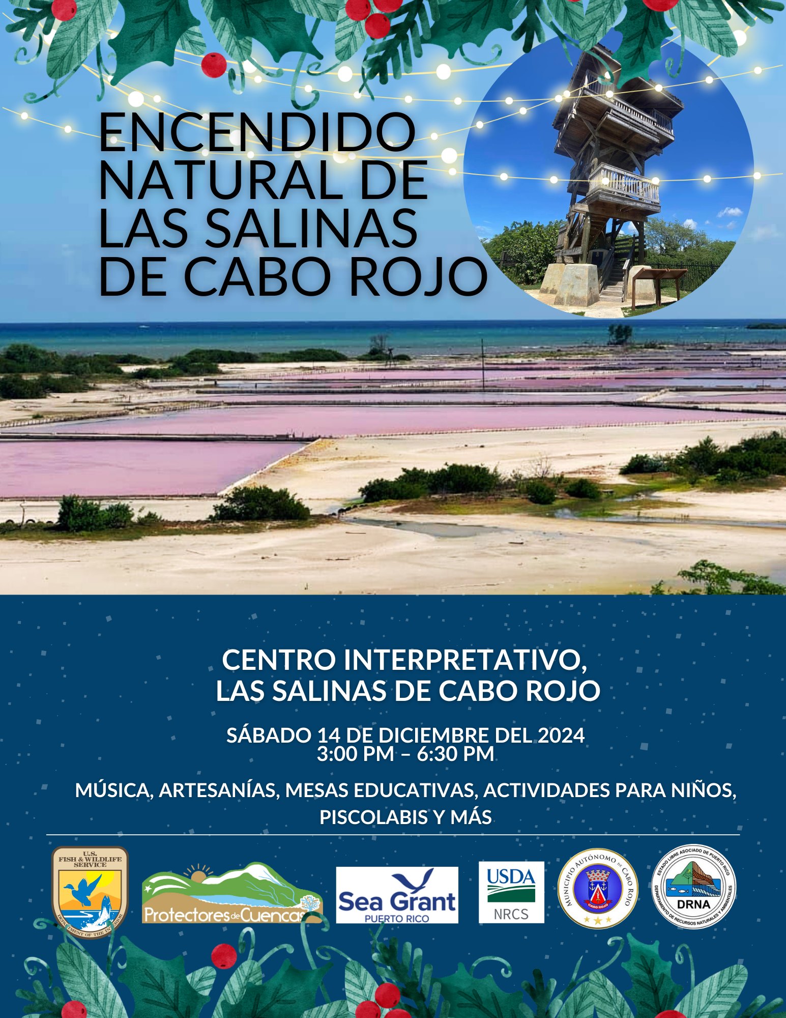 Encendido Natural de las Salinas de Cabo Rojo - Cabo Rojo and Laguna Cartagena National Wildlife Refuges