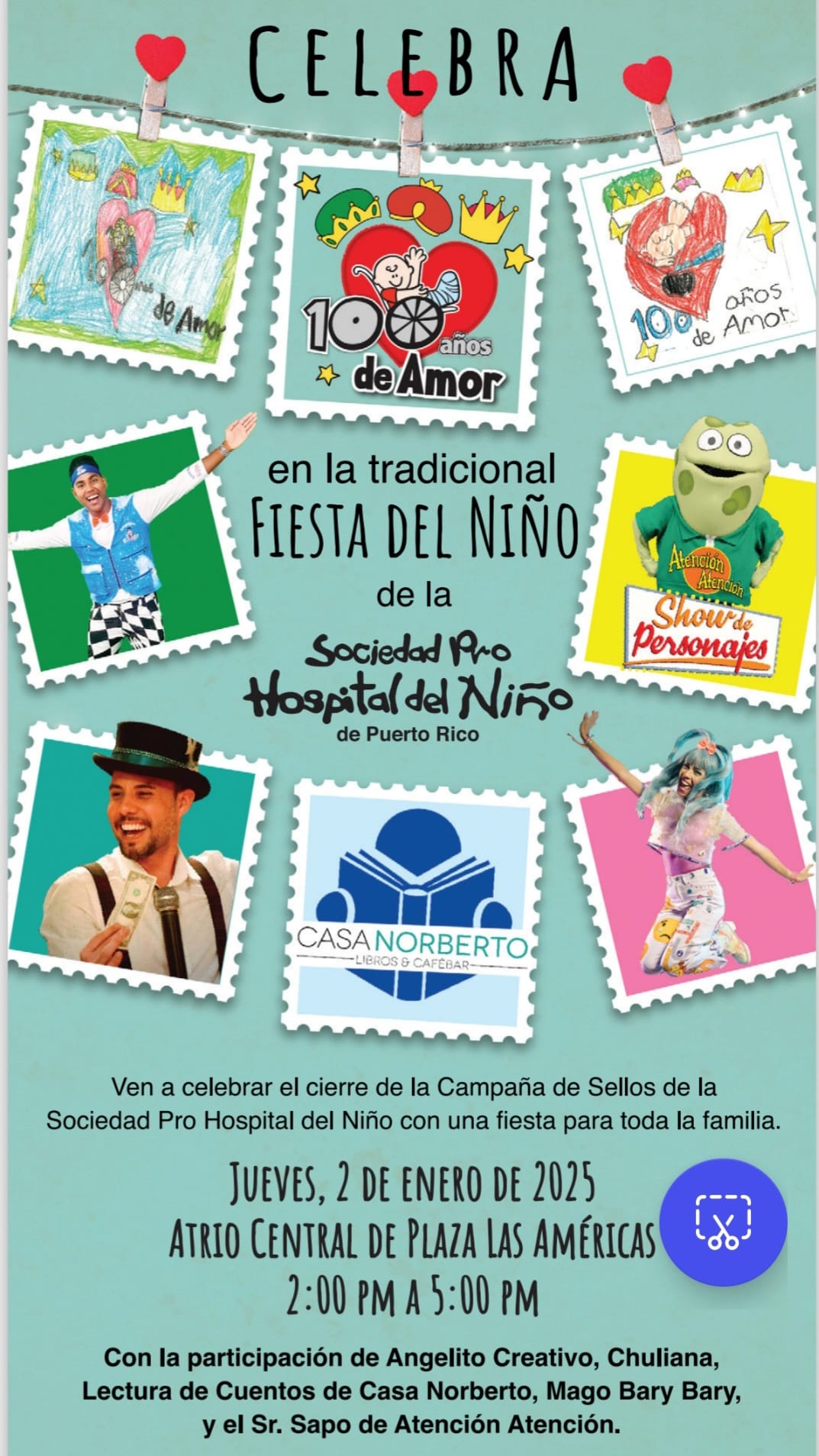 Fiesta Del Niño a beneficio de la Sociedad Pro Hospital del Niño