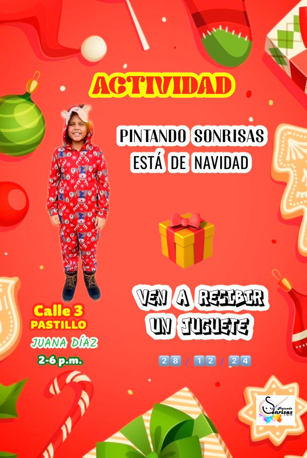 Pintando Sonrisas esta de Navidad