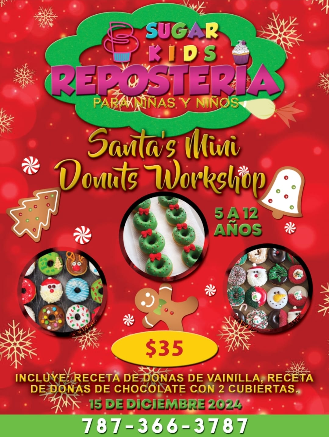 Santa's Mini Donuts Workshop - Sugar Girls
