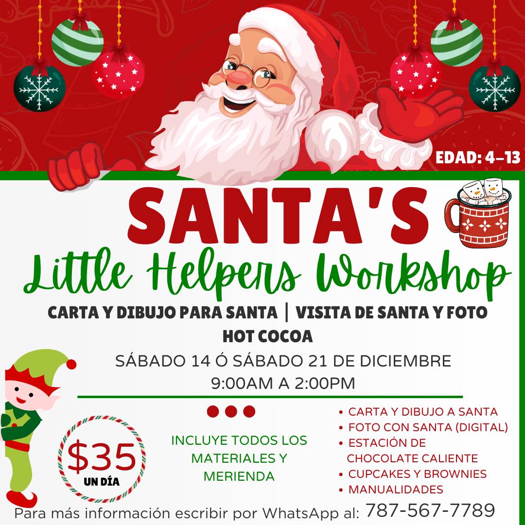 Santa's Little Helpers Workshop - Villafañe's Learning Center