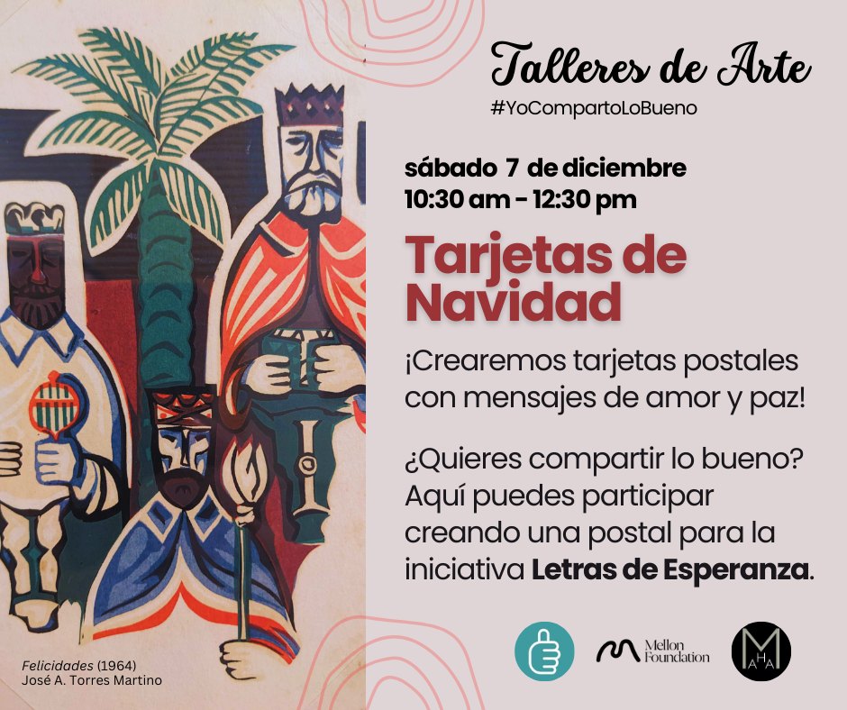 Taller de Arte: Tarjetas de Navidad - Museo de Historia, Antropología y Arte