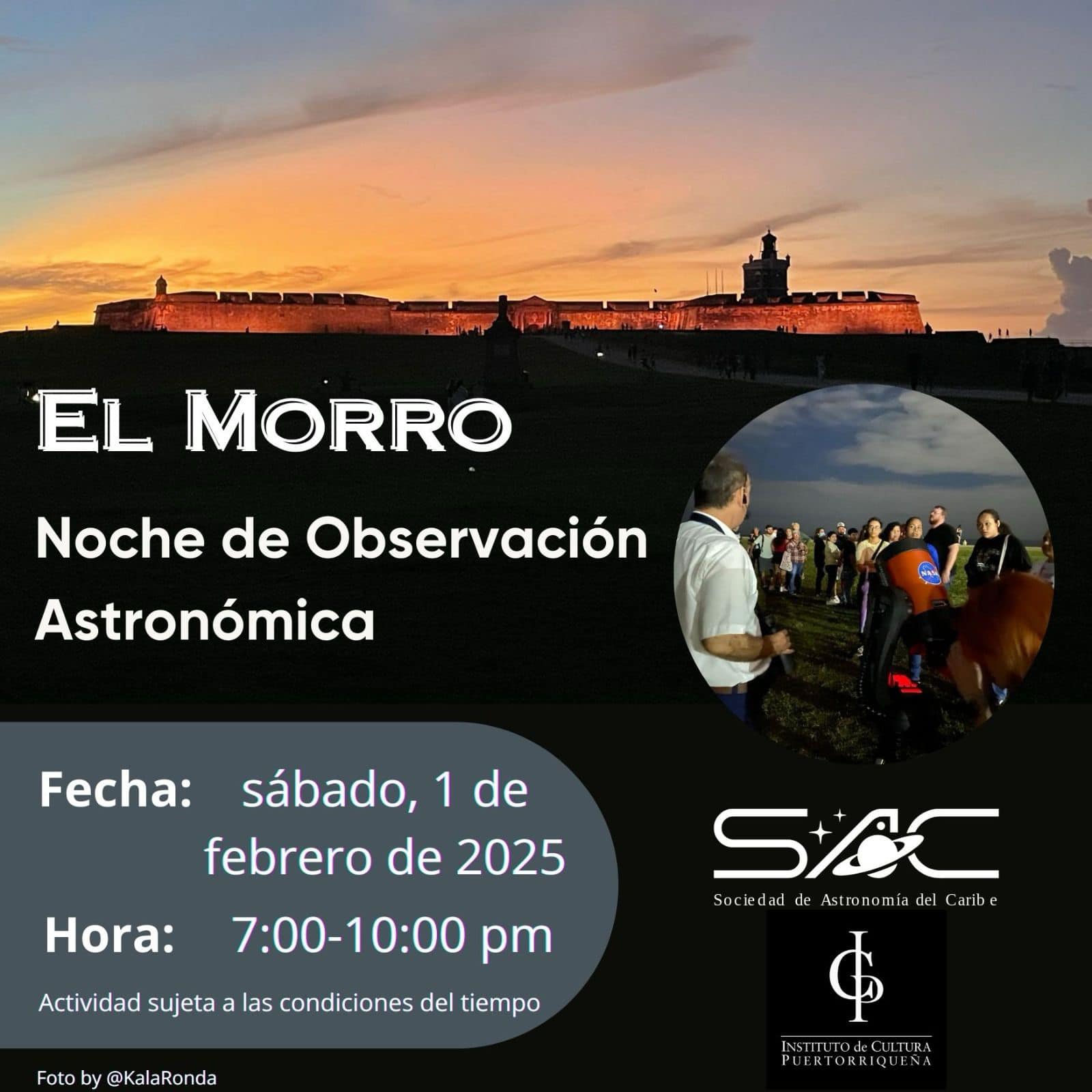Noche de Observación - El Morro