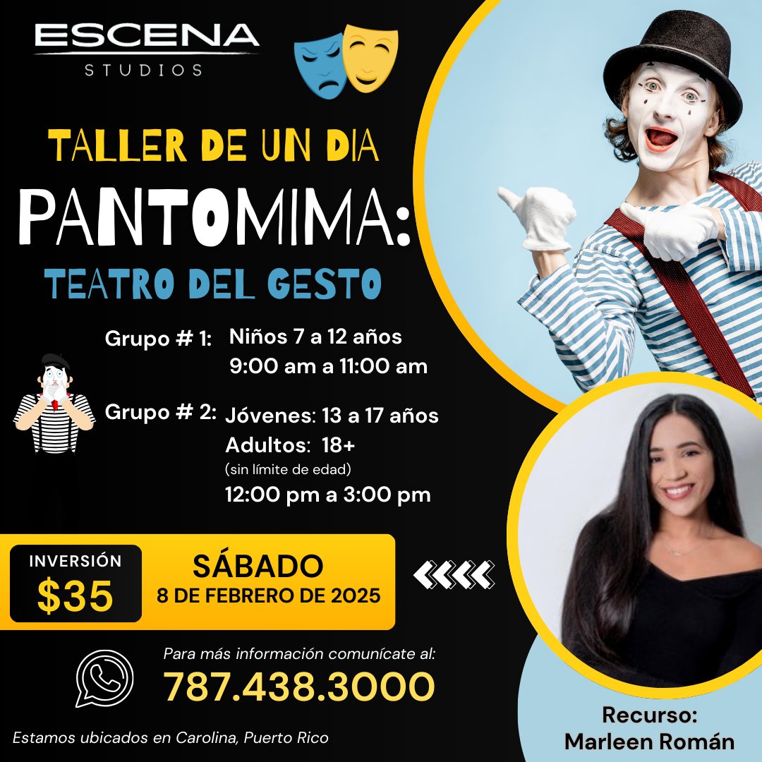 Taller de Pantomima - Escena Studios