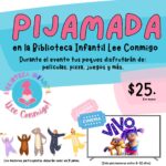 Pijamada en Biblioteca Infantil Lee Conmigo