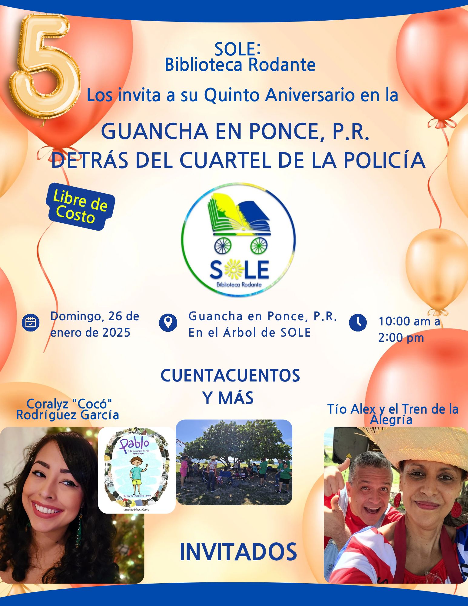 5to Aniversario - SOLE Biblioteca Rodante