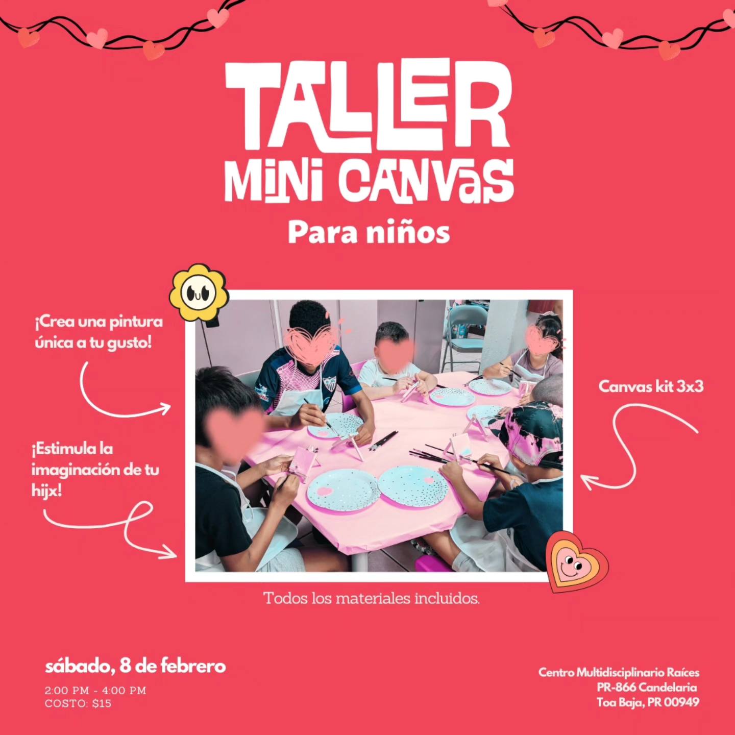 Taller Mini Canvas - Centro Multidisciplinario Raíces