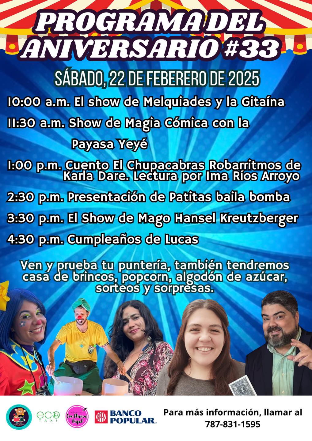 Aniversario #33 - Biblioteca Juvenil de Mayagüez