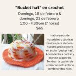 Gorro en crochet estilo "bucket hat" - MAC Studios