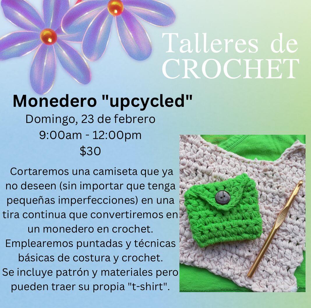 Monedero "upcycled" en crochet: Reciclando camisetas - MAC Studios