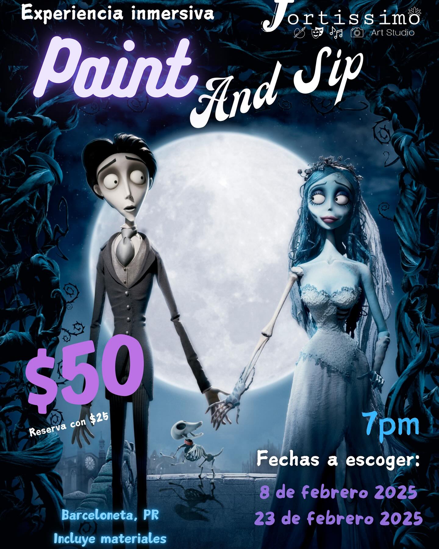 Taller de pintura interactivo "Corpse Bride"