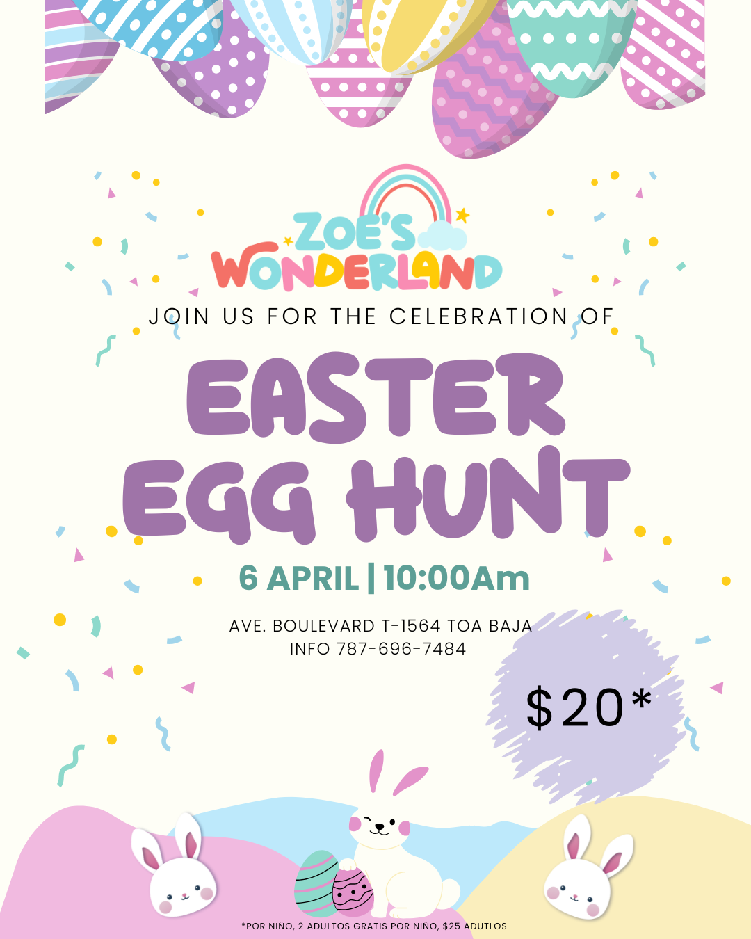 Easter Egg Hunt - Zoe’s Wonderland