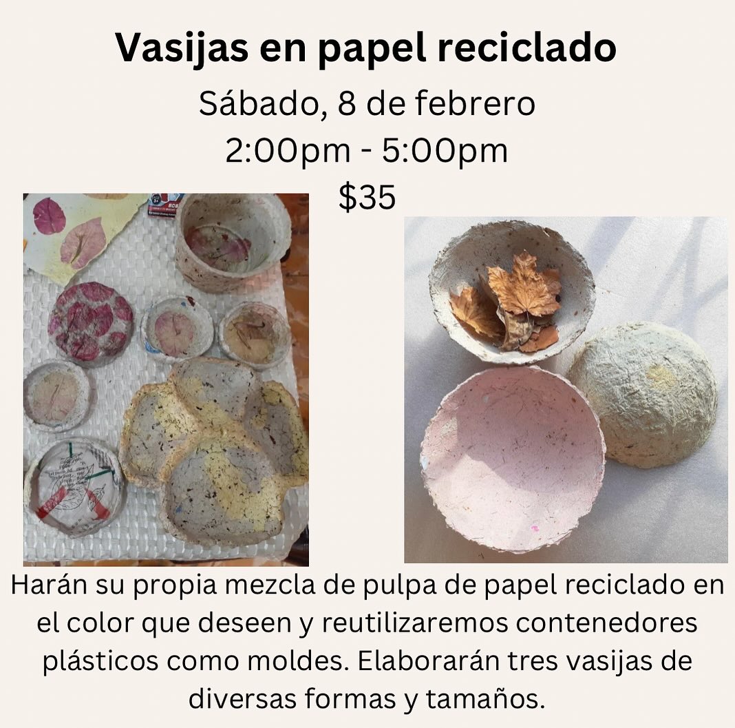 Vasijas de papel reciclado - MAC Studios