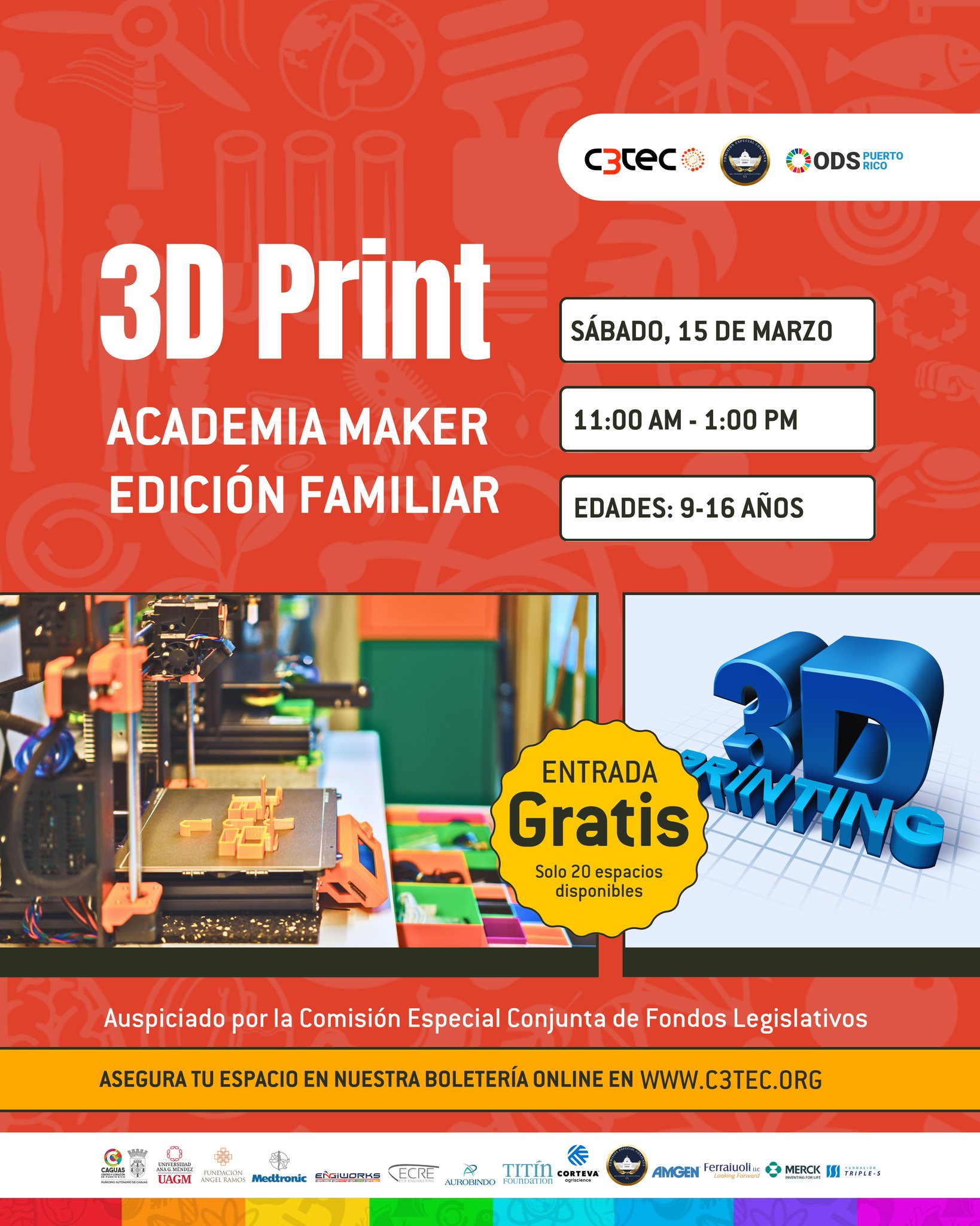 3D Print: Academia Maker - Cine en C3Tec