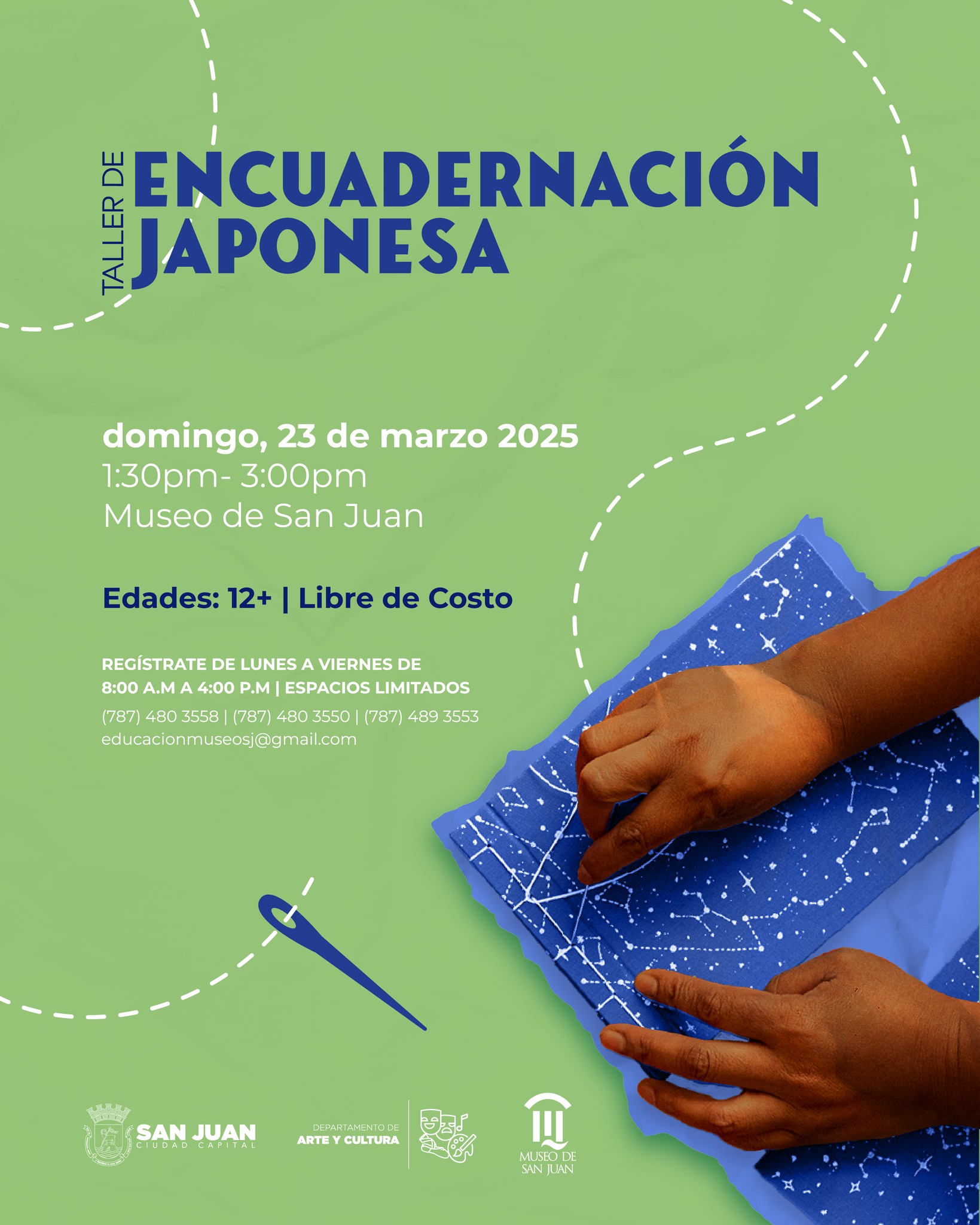 Taller de Encuadernación Japonesa - Museo de San Juan
