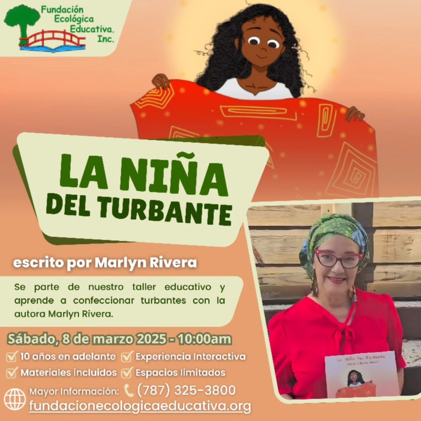"La Niña del Turbante" - Fundación Ecológica Educativa, Jardín Botánico UPR